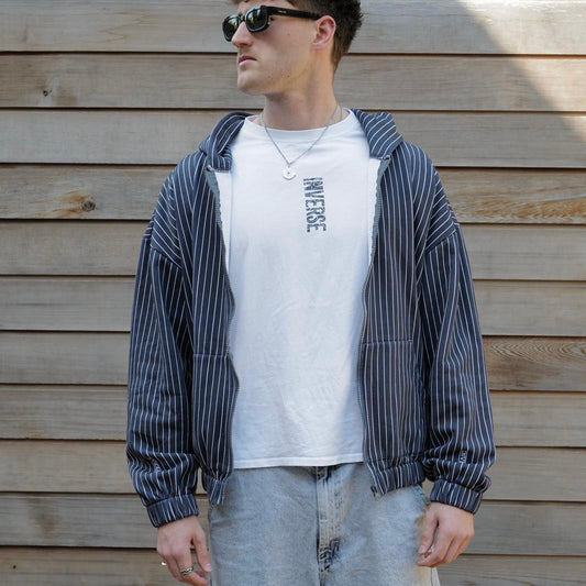 The Inverse Pinstripe Hoodie