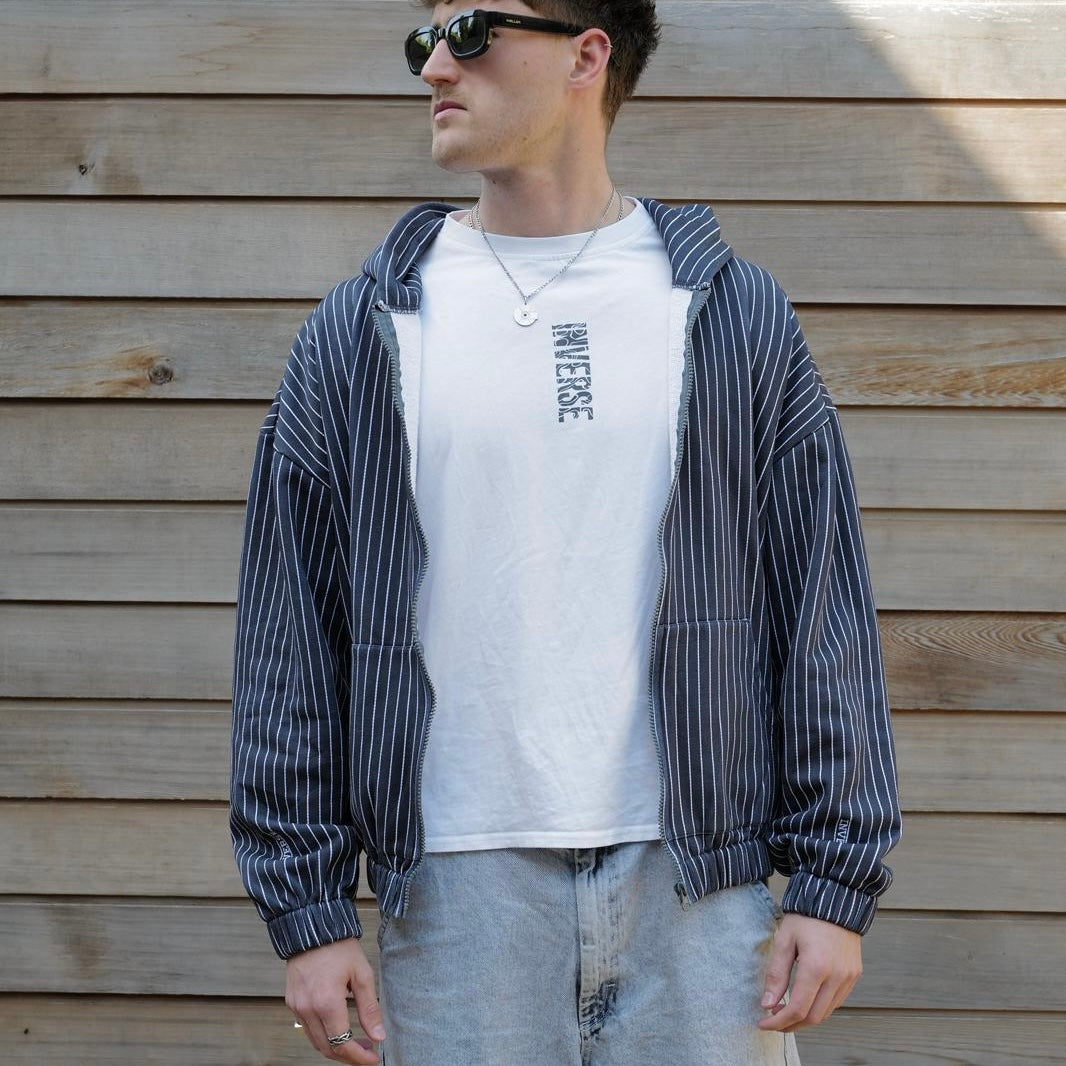 The Inverse Pinstripe Hoodie